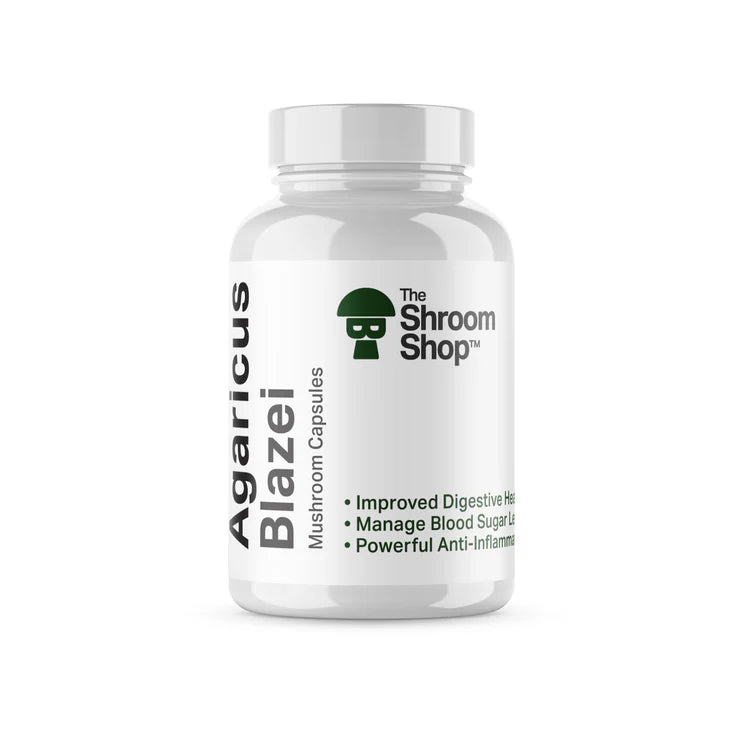 The Shroom Shop Agaricus Blazei 45000mg Capsules - 90 Caps