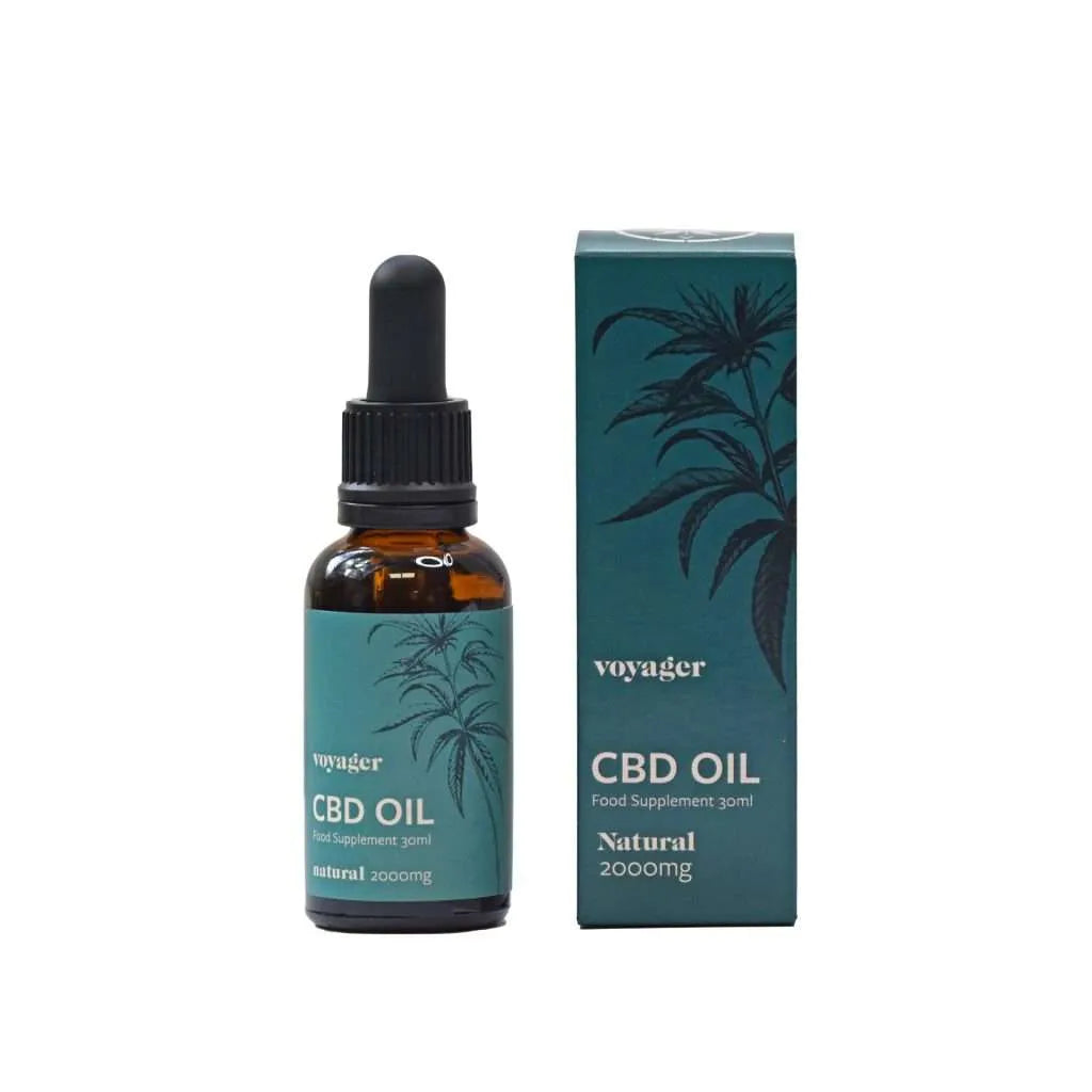 Voyager 2000mg CBD Oil 30ml - Natural Flavour