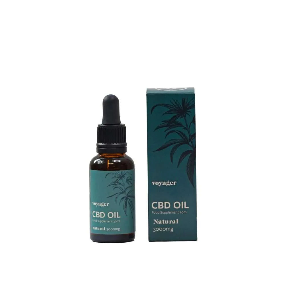 Voyager 3000mg CBD Oil 30ml - Natural Flavour